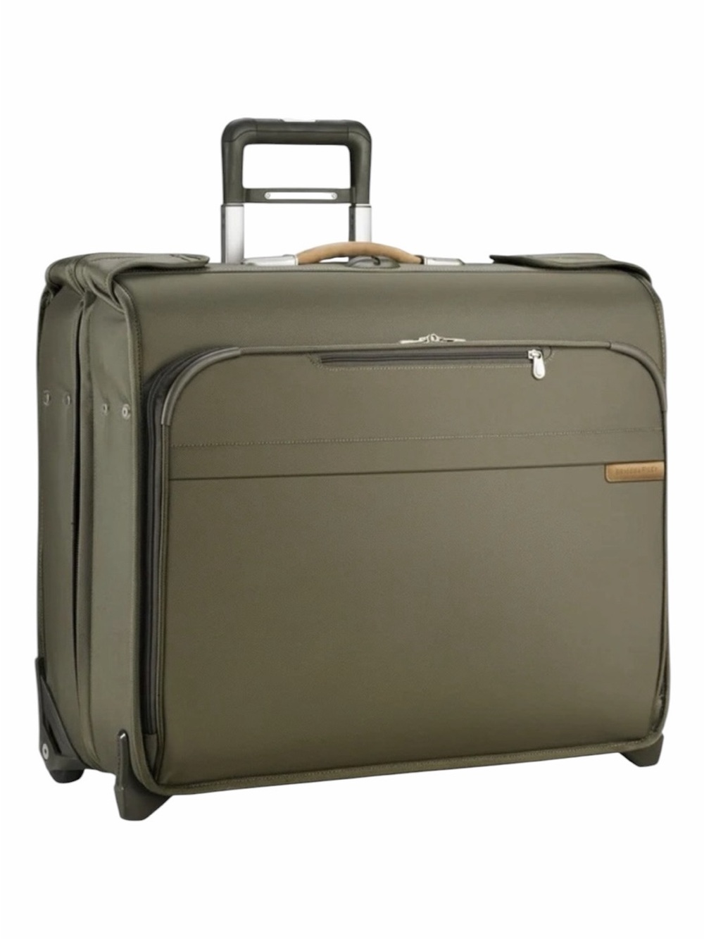 NWOT Briggs & Riley Olive Green Baseline Deluxe Wheeled Garment Bag